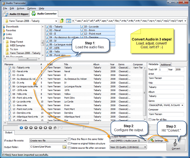 Screenshot of FLAC To MP3 Converter