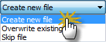 create new file